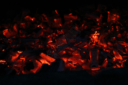 木炭纹理衰变篝火辉光炙烤居住火焰煤炭宏观壁炉热情图片