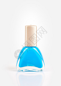 指甲油瓶子玻璃反射青色指甲紫色化妆品美甲搪瓷娘娘腔图片