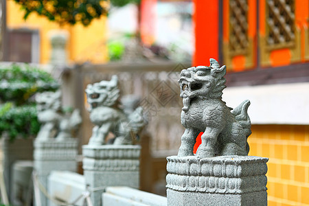 中国狮子雕像宝塔仪式寺庙历史异国皇帝力量旅行博物馆金属图片
