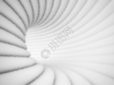 A 背景摘要流动曲线管子漩涡白色隧道螺旋线条卷曲旋转图片