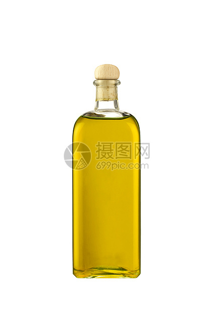 白底孤立于白底的橄榄油瓶液体食物玻璃味道脂肪蔬菜饮食厨房油壶调味品图片