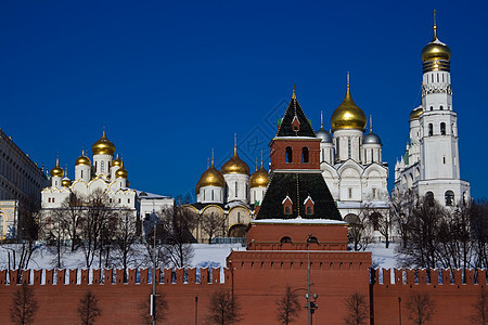莫斯科克里姆林宫首都纪念碑正方形博物馆建筑学天空建筑历史宗教金子图片