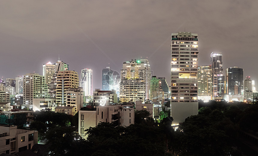 曼谷的建筑——市中心的建筑图片