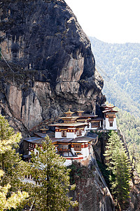 不丹帕罗的Taktshang修道院图片