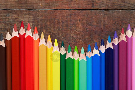 彩色笔工作颜色艺术工具木头团队多样性绘画设计师教育图片