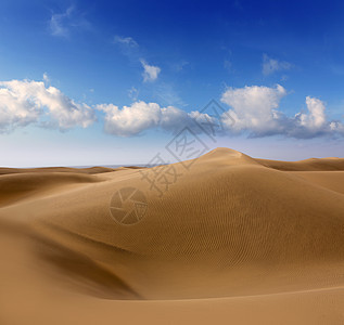 马斯帕洛马斯大加那利群岛沙漠沙丘地标天空线条蓝色波纹干旱海岸荒野假期利岛图片