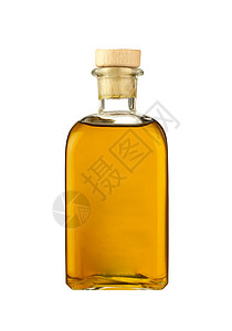 白底孤立于白底的橄榄油瓶金子瓶装食物代谢脂肪油壶玻璃饮食液体厨房图片