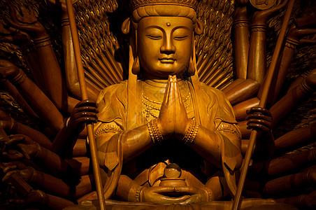 观音宽燕的布丁形象女性雕像女神宗教佛教徒文化信仰菩萨怜悯精神背景