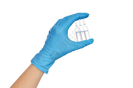 接种疫苗的安培管道专注科学酊剂手套实验室生物药品化学品卫生图片