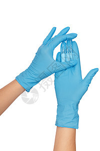 接种疫苗的安培生物实验手套医生研究安瓶生物学乳胶审查卫生图片