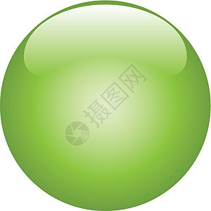 绿球圆形尺寸数字绘画插图地球球体绿色背景图片