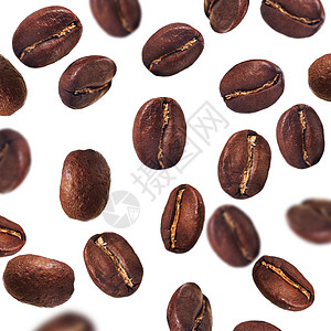 袋装咖啡豆咖啡豆豆美食宏观时间种子反射香气收藏工作室芳香豆子背景