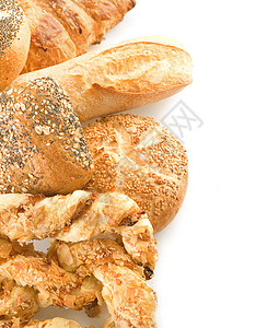 摊分面包商品包子食品面包食物面粉小麦杂货店脆皮羊角图片