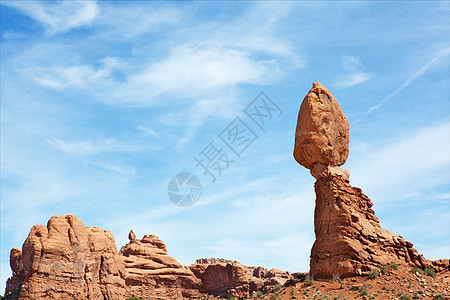 平衡岩石白天时间图片