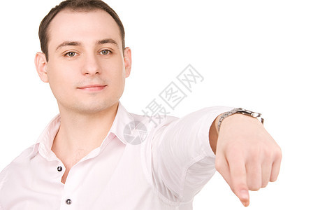商务人士用手指指着他的手指指责企业家成人工人生意人商业商务手臂采摘行动图片