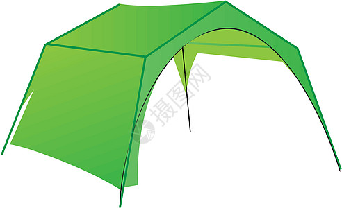 商业帐篷遮阳帘数字庇护所天气遮阳棚绘画阁楼绿色插图市场图片