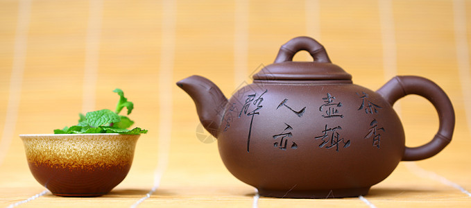 薄荷茶玻璃草本植物茶点液体杯子美食英语早餐工作室食物图片
