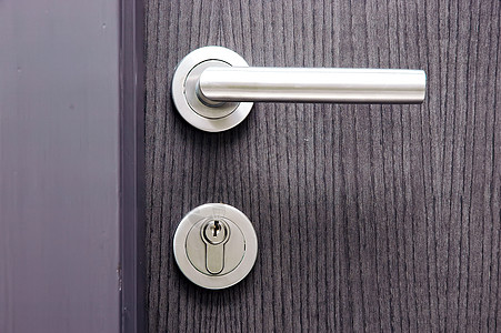 关键孔门木头宏观安全出口入口钥匙房子锁孔装饰品闩锁背景图片
