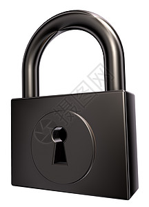 挂锁警卫锁孔秘密力量保障隐私安全黄铜插图金属背景图片
