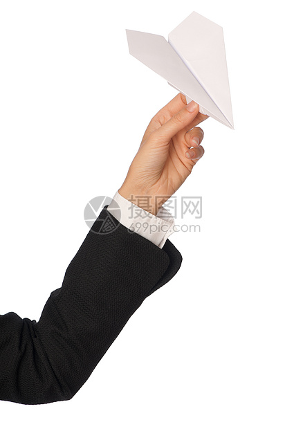 纸平面自由折叠车辆飞机创造力女士领导手指闲暇手臂图片