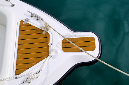 游艇弓运输血管海洋奢华快艇航海白色私人帆船汽艇背景图片