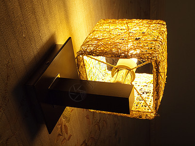 小灯 室内房内带暖光的小灯背景图片