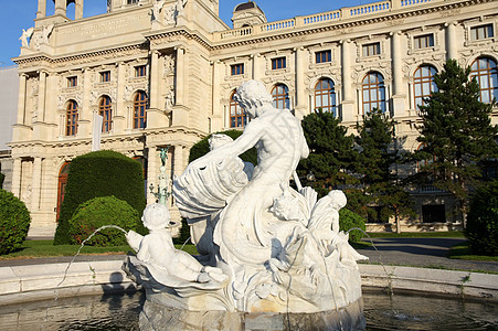 自然历史博物馆维也纳博物馆 奥斯正方形公园吸引力城堡建筑历史建筑学文化旅行蓝色图片
