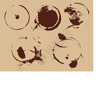 格隆格横幅设计师印迹传单飞溅刷子艺术墨迹墨水绘画斑点图片