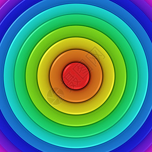 彩虹图形圆形计算机同心团体调色板光谱戒指图片