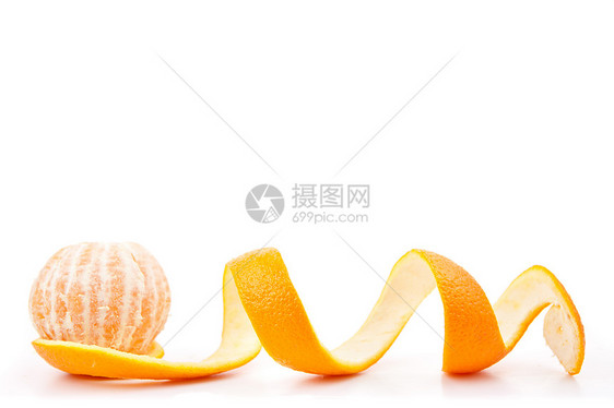 橙色涂在橘子皮上图片