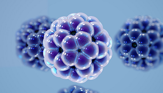 富勒烯分子的原子结构图片