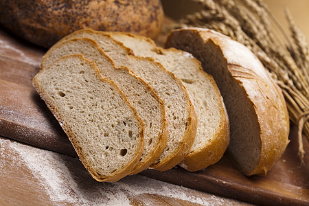 传统面包面粉早餐种子农业厨房美食饮食酵母粮食面团图片