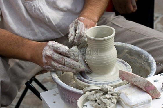 波特手指水壶制品艺术职业制作者陶瓷作坊陶器工匠图片