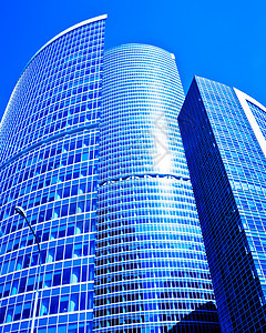 天空压台金融总部中心反射民众建造市中心摩天大楼城市财产图片