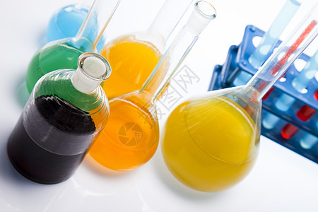 化验室液体彩虹药品化学技术工作吸管玻璃插图紫色图片