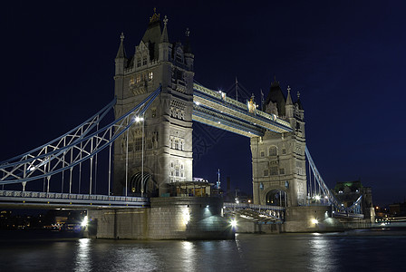 伦敦塔桥首都历史反射商业中心历史性旅游景观建筑全景图片
