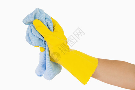 手用抹布卫生手套服务家庭人员工作塑胶家政家务图片