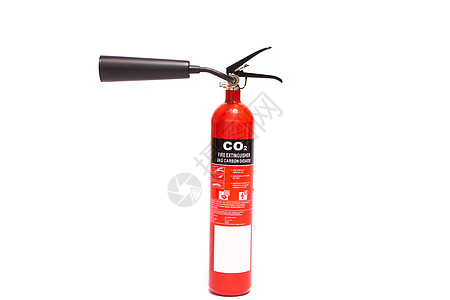 灭火器消防软管红色代理人压力二氧化碳容器空气图片
