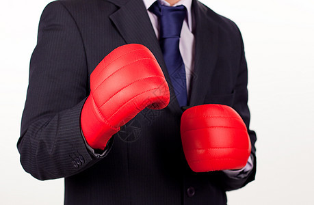 带拳手套的商务人士公司拳击人士工作男性经理愤怒女性工人办公室图片