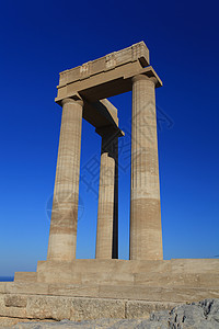 阿波罗神殿纪念碑遗产柱子玫瑰寺庙目的地地标旅行女神历史性图片