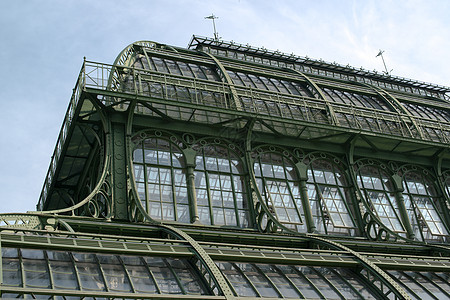 旧温室气体建筑地标植物房子生长玻璃植物群天空建筑学建造图片