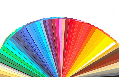 色彩多彩的设计师观察调色盘导游图表频谱图片