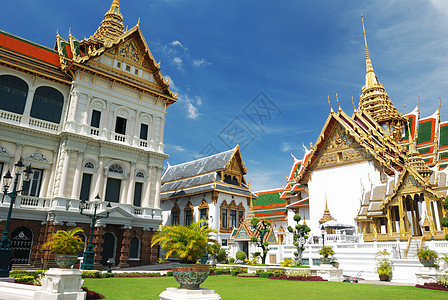 曼谷建筑学宗教寺庙国家旅游雕塑艺术文化雕像旅行图片