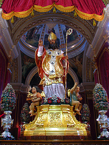 圣尼古拉斯教会庆典宗教圆顶雕塑信仰雕像图片