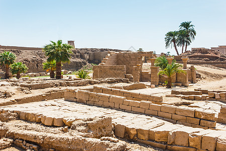埃及卡纳克寺庙古老废墟文化古董古物国王纪念馆建筑学旅行柱子宗教象形图片