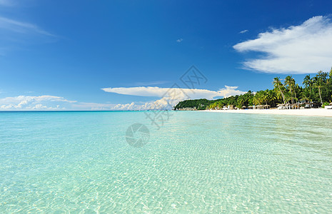 户外旅行美丽的海滩海岸线旅行海景天空冲浪荒野蓝色地平线热带海洋背景