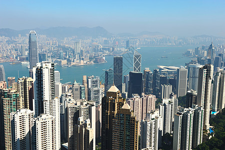香港市风景商业摩天大楼城市建筑学景观市中心场景旅行天空建筑图片