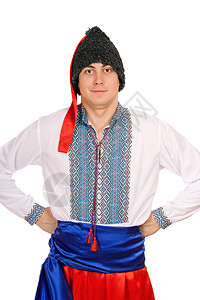 穿着乌克兰民族服装的男子图片