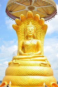 泰国佛像雕像纪念碑雕塑艺术精神文化天空装饰品宗教寺庙旅行图片