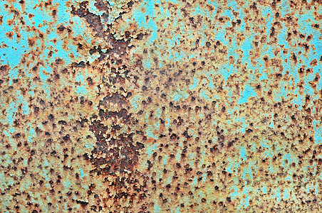 抽象的老生锈金属背景古物建造褪色海报氧化腐蚀棕褐色艺术材料衰变图片